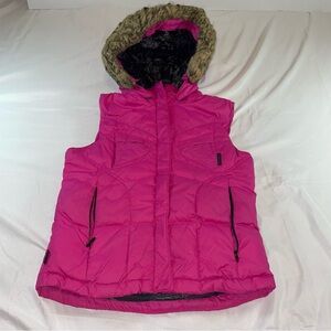 Columbia Sportswear Titanium Women's Pink Hooded‎ Vest